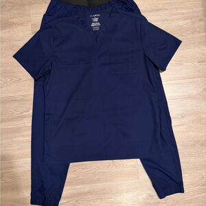 Jaanuu Navy Blue Scrub Set